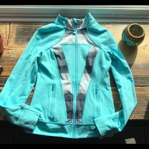 Ivivva jacket. Size 14. Aqua blue.